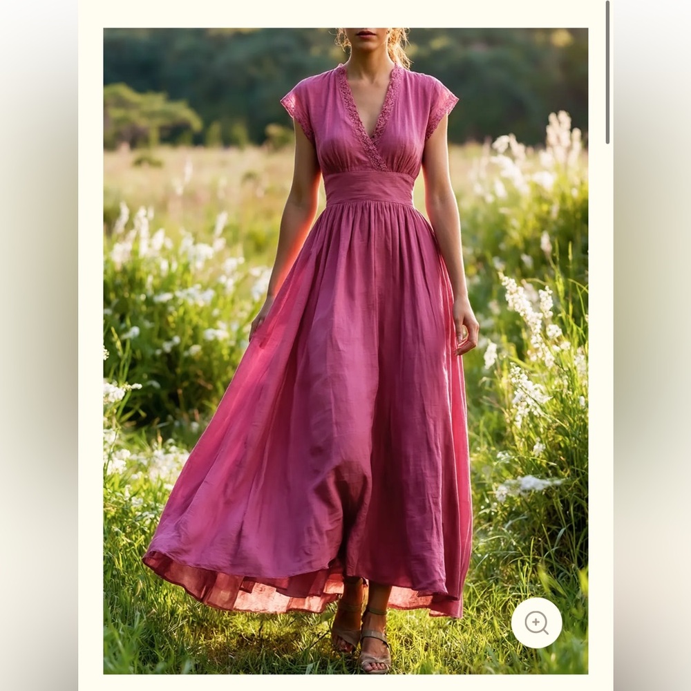 Women's Pink Maxi Dress